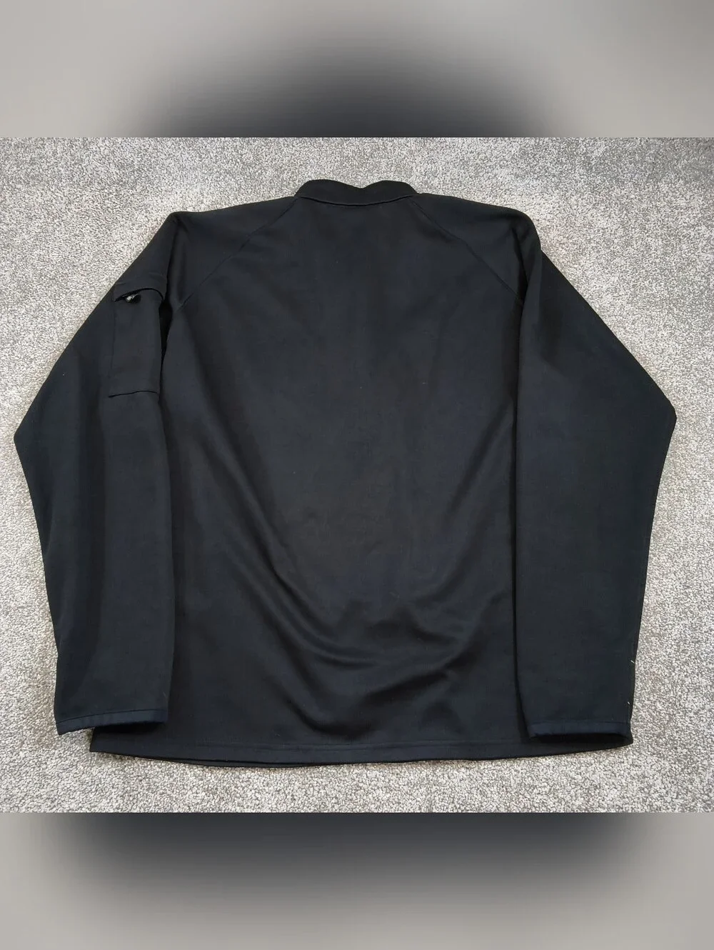 ExOfficio 1/4 Zip Shirt Mens Size Large Black Long Sleeve Mock Neck Pullover